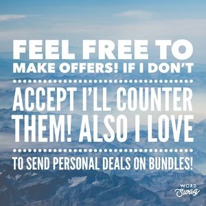 Feel Free to Make Offers + Bundle Discounts!